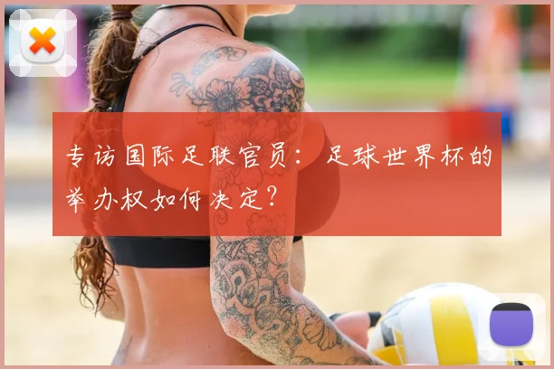 专访国际足联官员：足球世界杯的举办权如何决定？